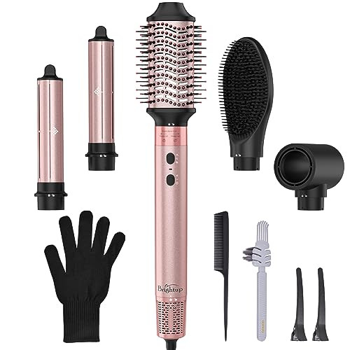 Brightup Hair Dryer Brush with 110,000 RPM High-Speed Negative Ionic Blow Dryer, Automatic Curlin... | Amazon (US)
