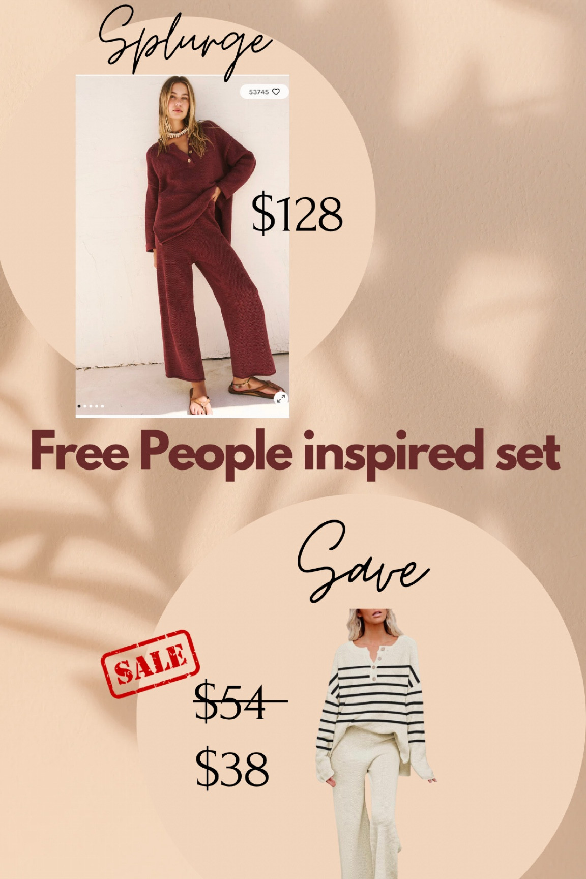 Amazon SALE! Free People inspired set for under $40!! 

#LTKfindsunder100 #LTKsalealert #LTKfindsunder50