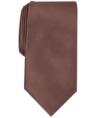 Men's Satin Solid Tie | Macy's