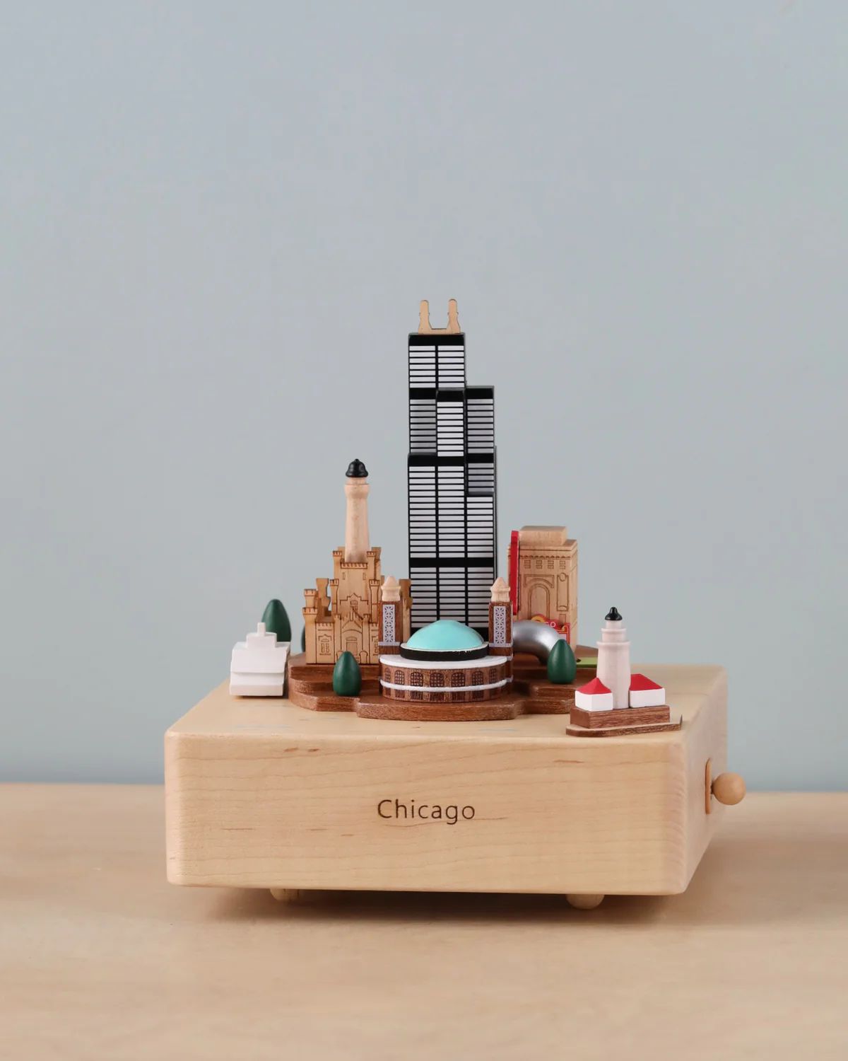 Chicago Wooden Music Box | Odin Parker