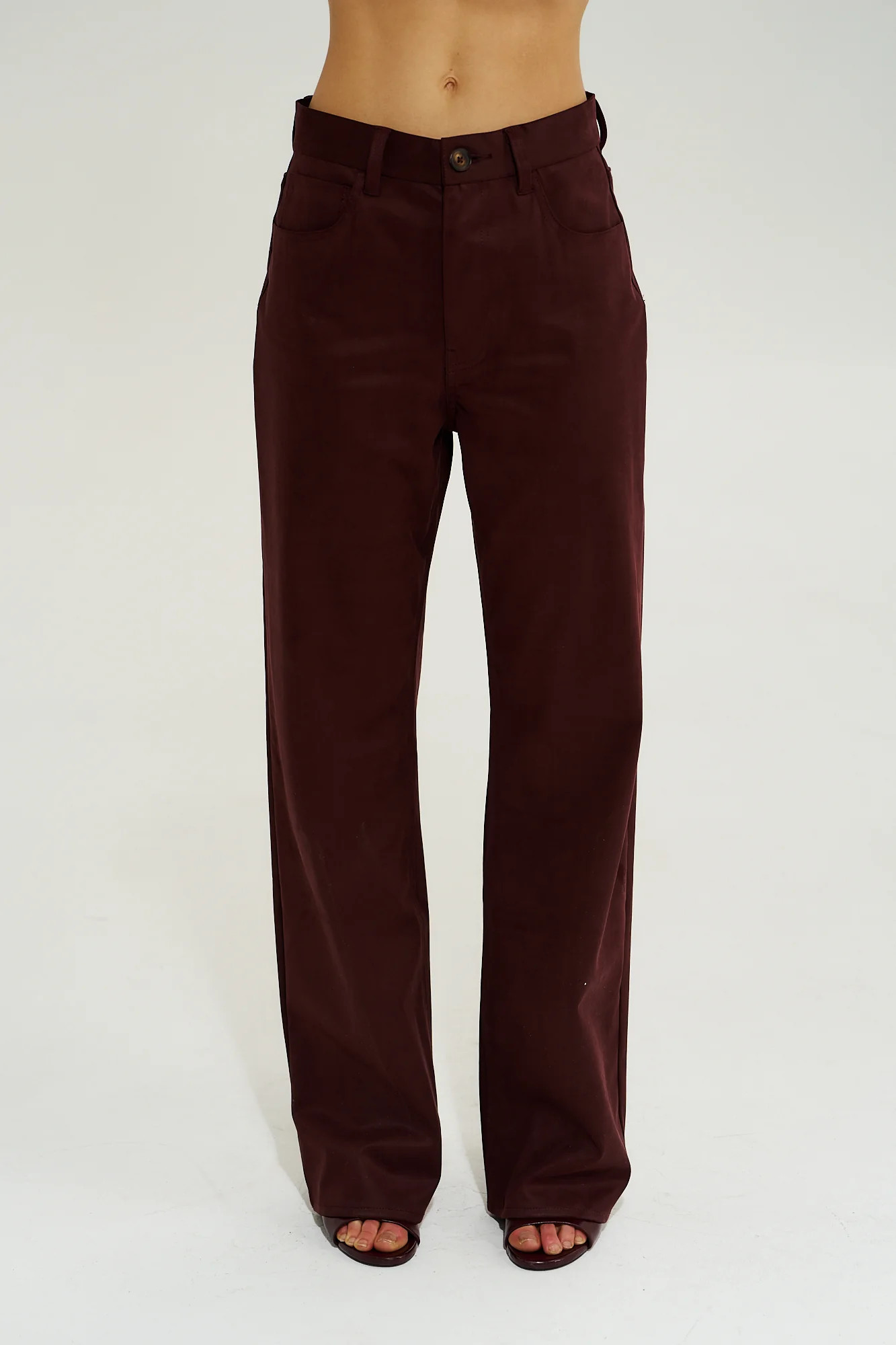 VEGAN SUEDE JEAN - SYRAH | Summi Summi