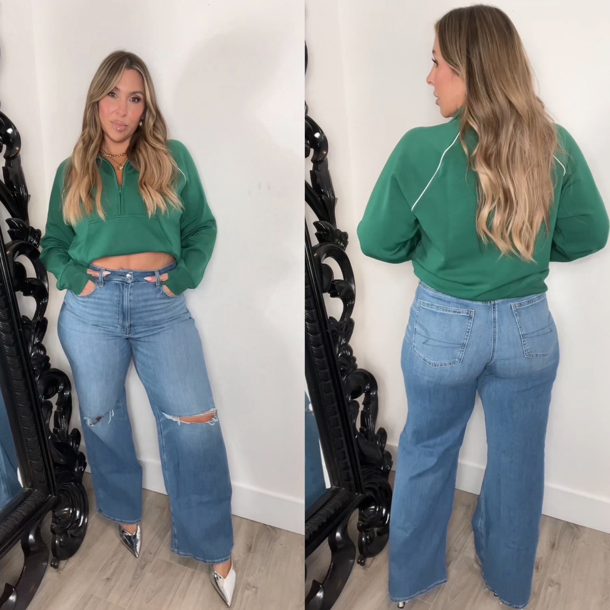 My favorite american eagle jeans size 12L  love the fit )has stretch & so comfortable). 

top sold out 



#LTKFindsUnder50 #LTKMidsize #LTKFallSale