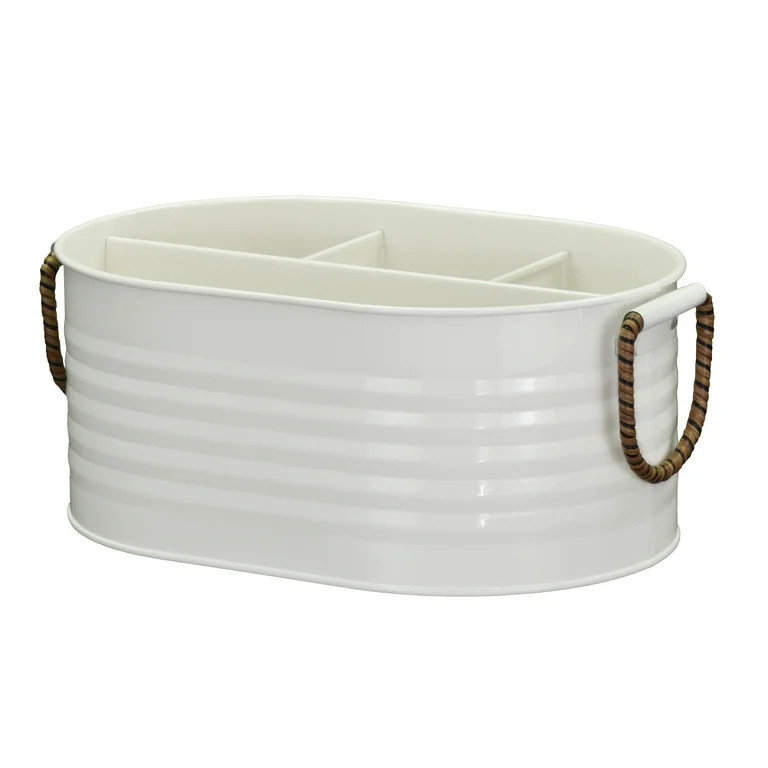 Better Homes & Gardens - Vanilla White Galvanized Utensil Caddy BH25100135197B9 | Walmart (US)