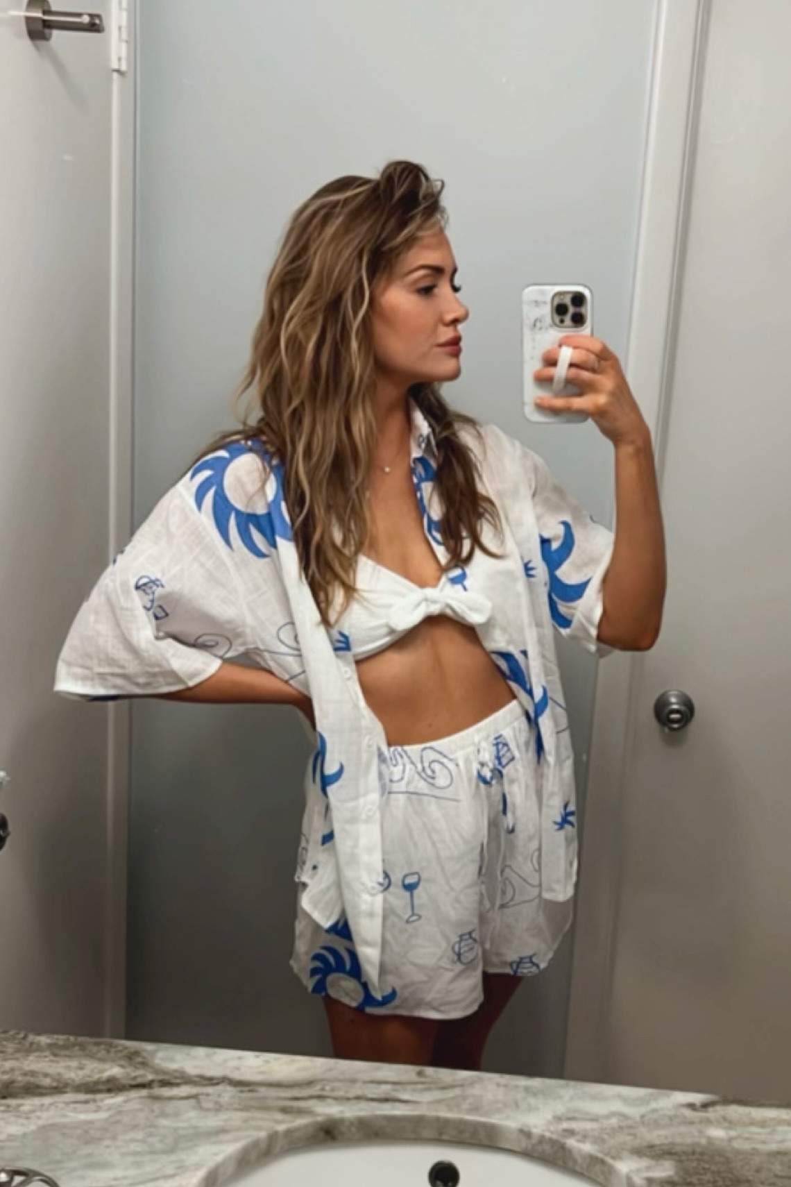 Cutest beach set from Petal & Pup! Wearing a size medium 