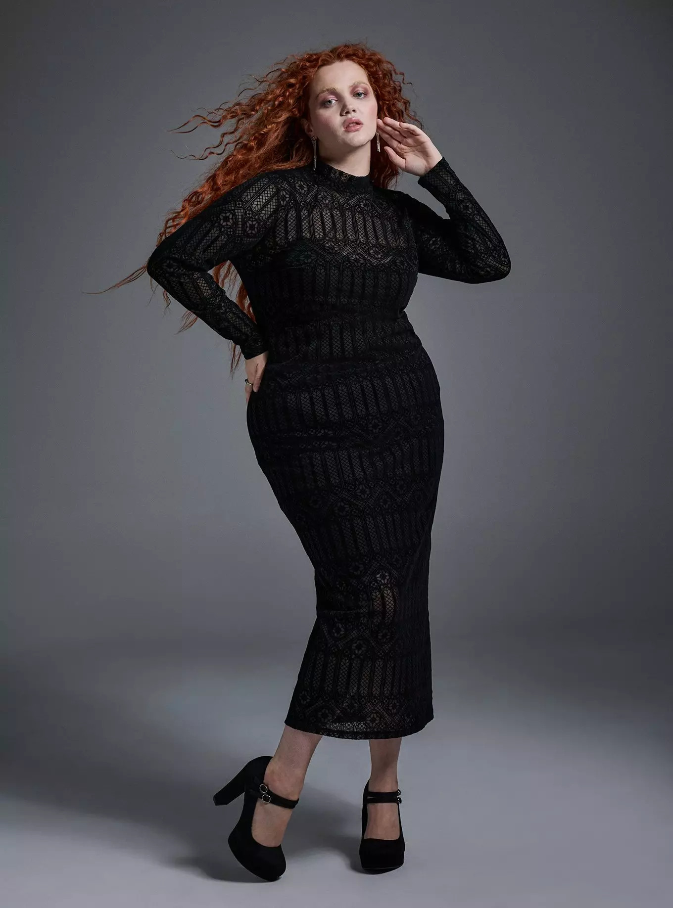 Nightfall Mock Neck Maxi Dress | Torrid (US & Canada)