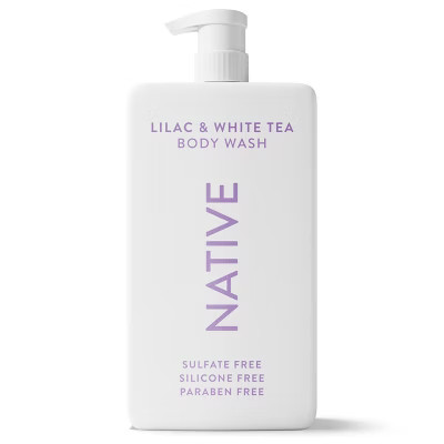 Native Body Wash for Women & Men - Lilac & White Tea - Sulfate Free with Pump - 36 fl oz | Target