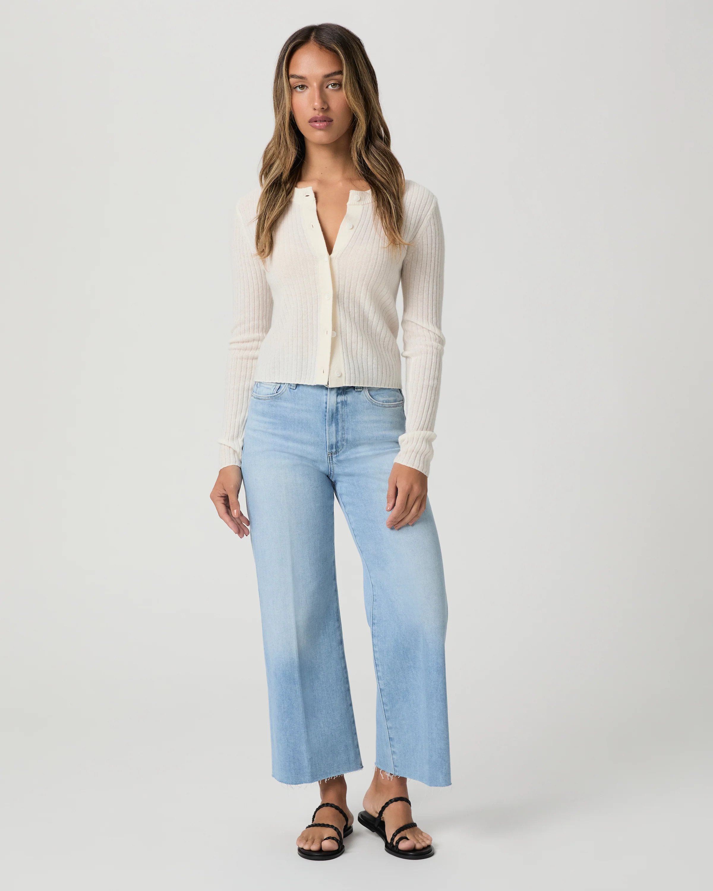 Anessa Petite Wide Leg Jean | Paige