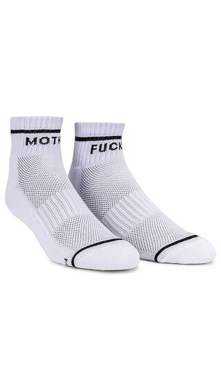 Baby Steps Ankle Socks in White & Black | Revolve Clothing (Global)