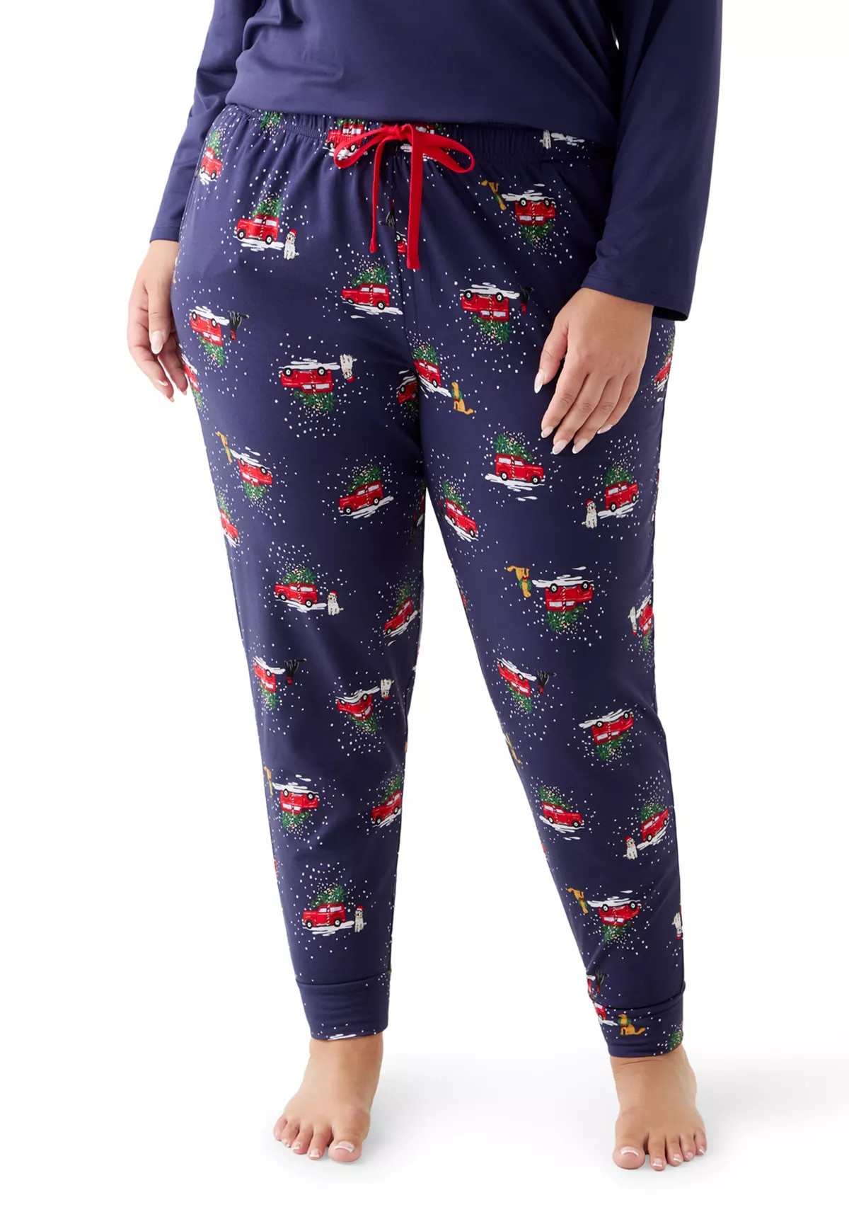Plus Size Holiday Heritage Pajama Joggers | Belk