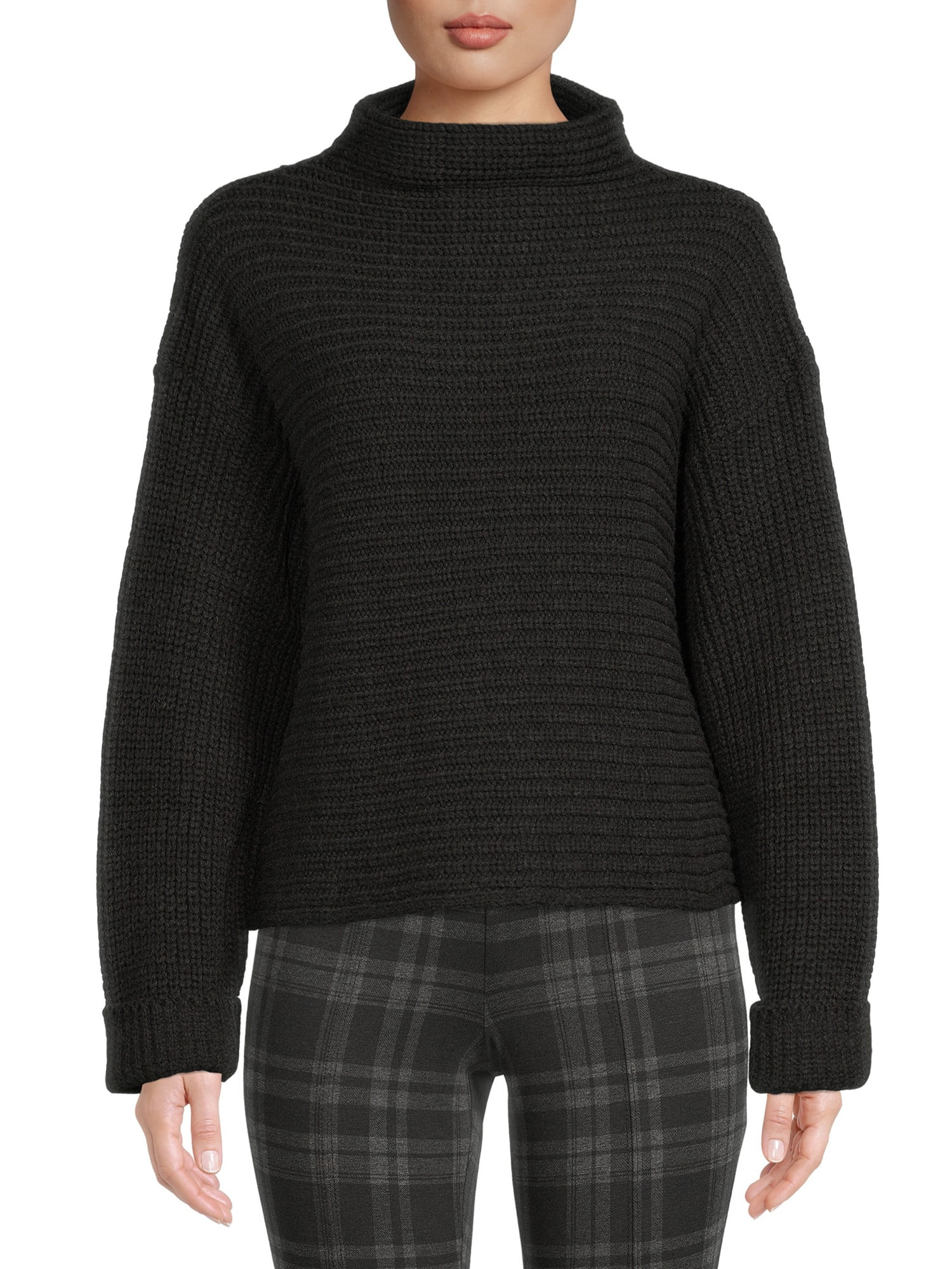 Time and Tru Women's Horizontal Shaker Sweater | Walmart (US)