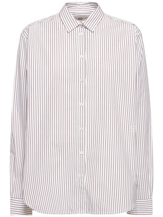 Signature striped cotton shirt | Luisaviaroma