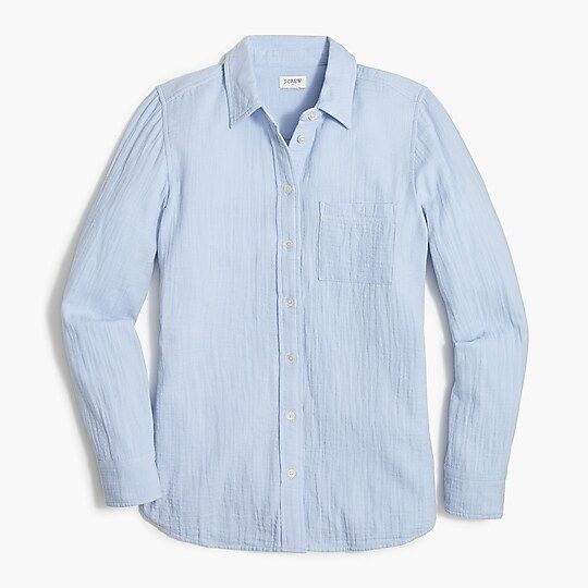 Gauze button-up shirt | J.Crew Factory