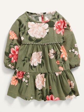 Floral Ruffle-Hem Dress for Baby | Old Navy (US)