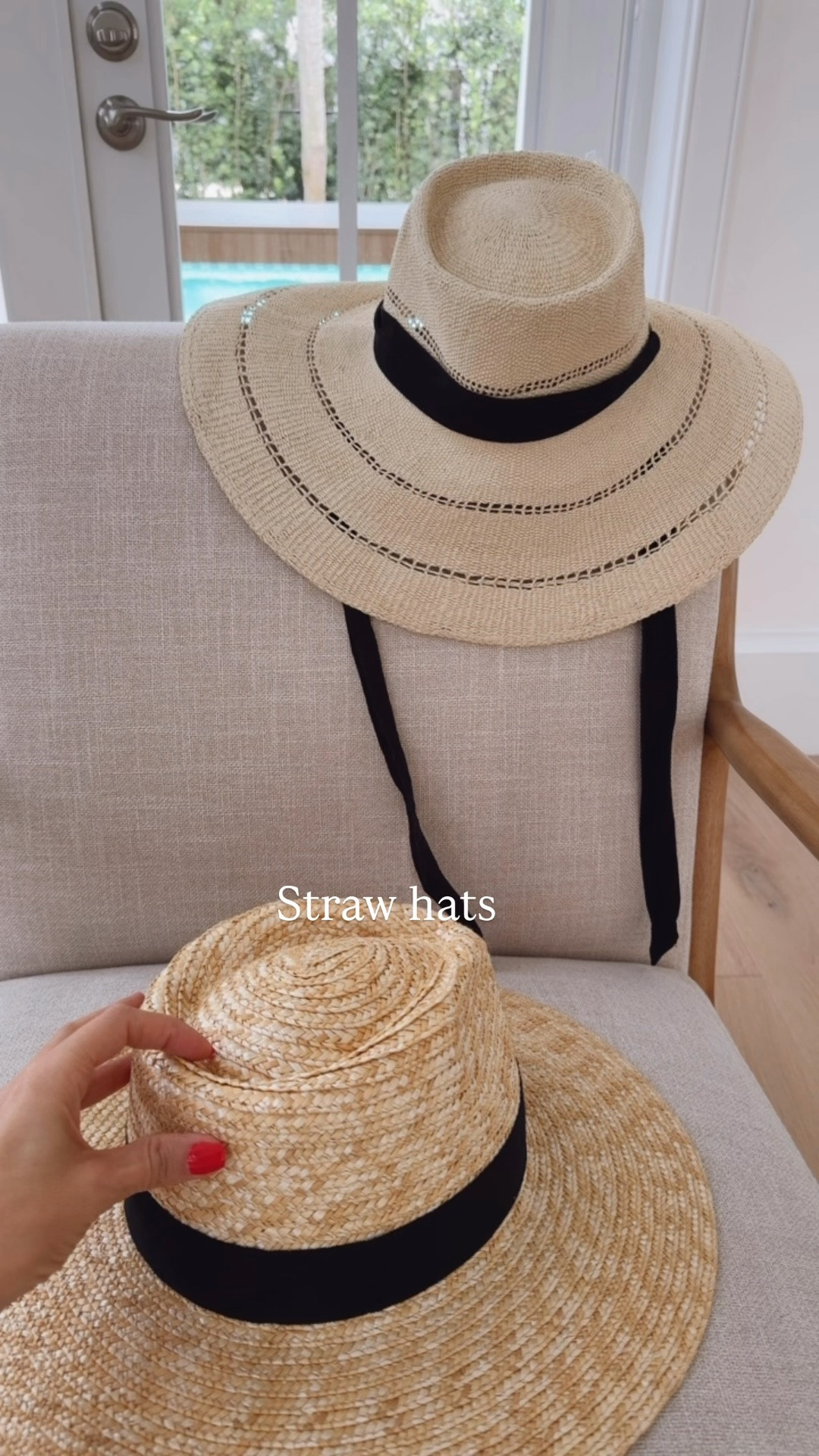 Straw hats that are elegant, comfortable, and stylish. Perfect for summer

#LTKU #LTKOver40 #LTKootd