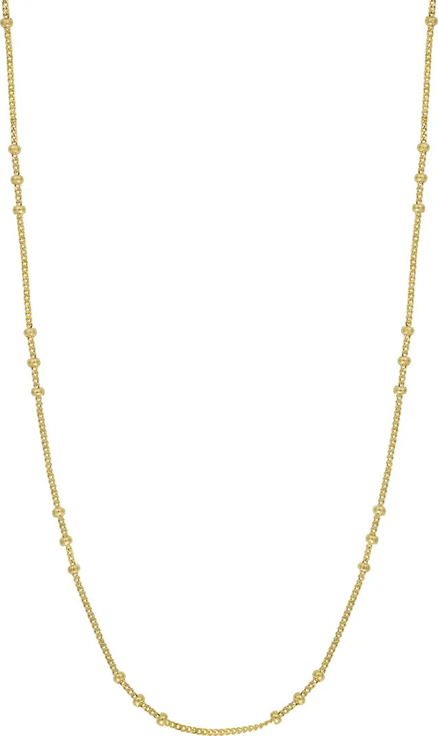 Bony Levy 14K Gold Mykonos Beaded Chain Necklace | Nordstrom | Nordstrom