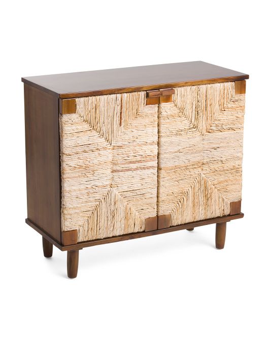 Taysa Banana Leaf 2 Door Cabinet | TJ Maxx