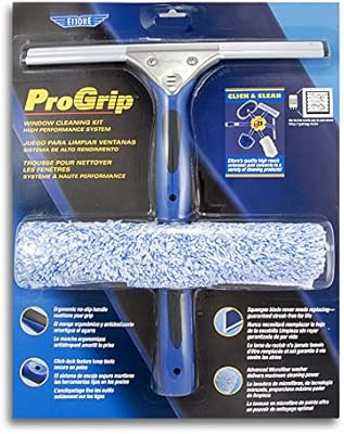 Ettore 65000 Professional Window Cleaning Kit 12 Squeegee and 10-Inch ProGrip Microfiber Washer, ... | Amazon (US)