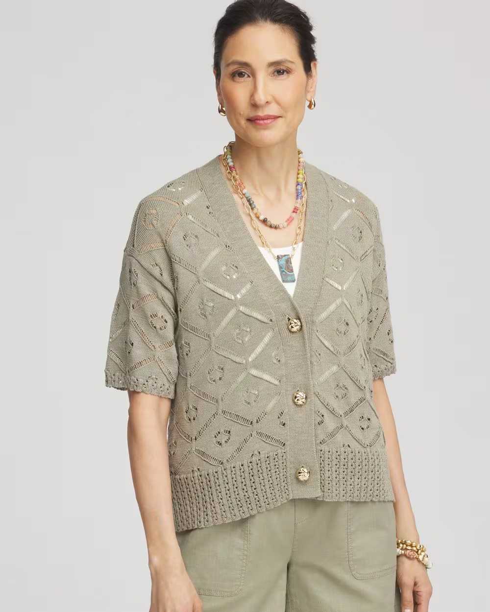 Short Button-down Cardigan | Chico's