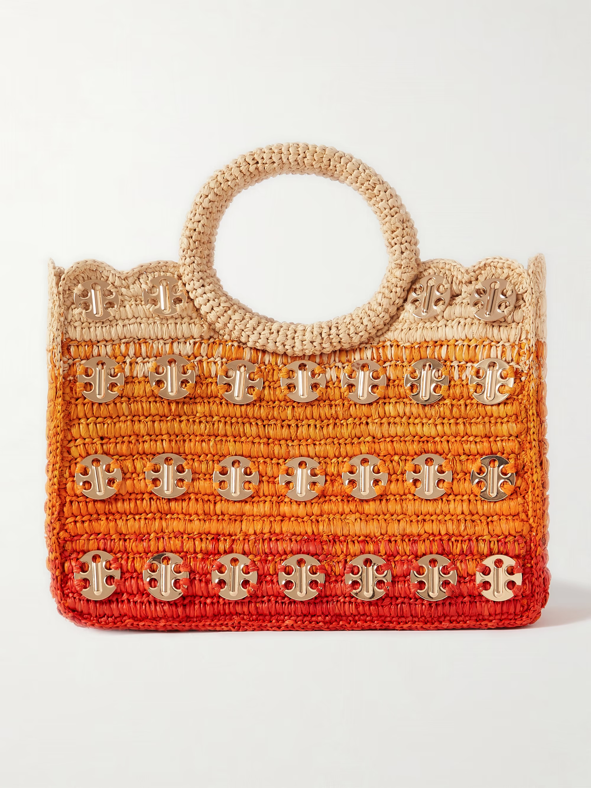 Embellished raffia tote | NET-A-PORTER APAC