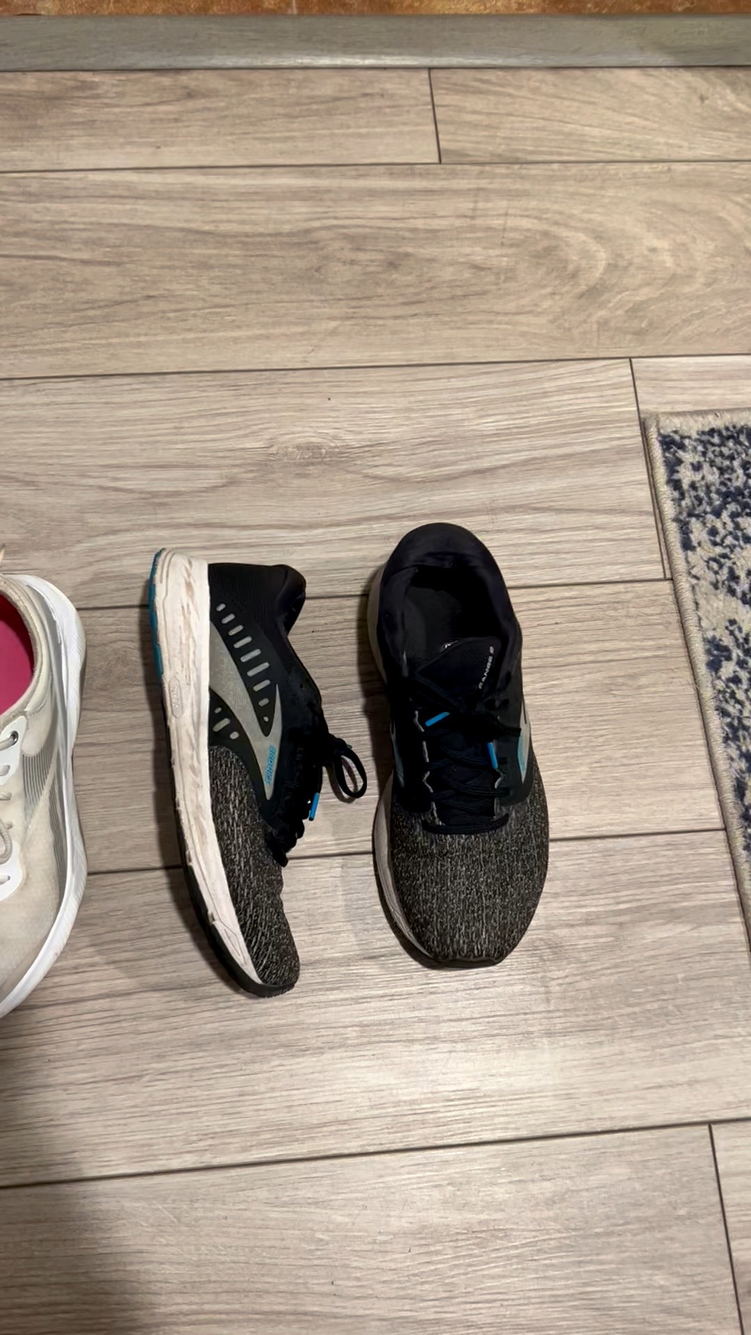 The only 2 sets of shoes you need for working out. The Reebok Floatride Energy sneakers are perfect for weight training with a harder, heavier sole that helps you grip the ground while doing sets. The Brooks are the shoe that all runners swear by. They are lightweight, perfect for running. Wearing size 10 in both  

#LTKShoeCrush #LTKActive #LTKStyleTip