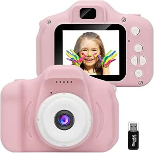 GlobalCrown Kids Camera,Mini Rechargeable Child Digital Camera Shockproof Video Camcorder Gifts f... | Amazon (UK)