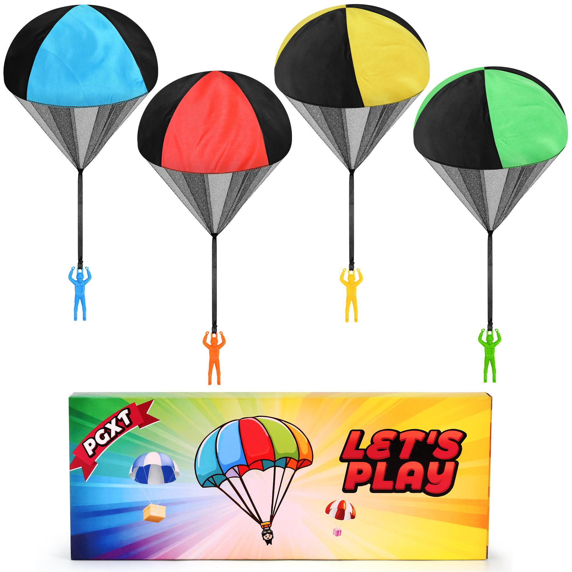Parachute Toy for Kids, Outdoor Toys Flying Parachute Men, Inside & Outside Toys for or 3 4 5 6 7... | Amazon (US)