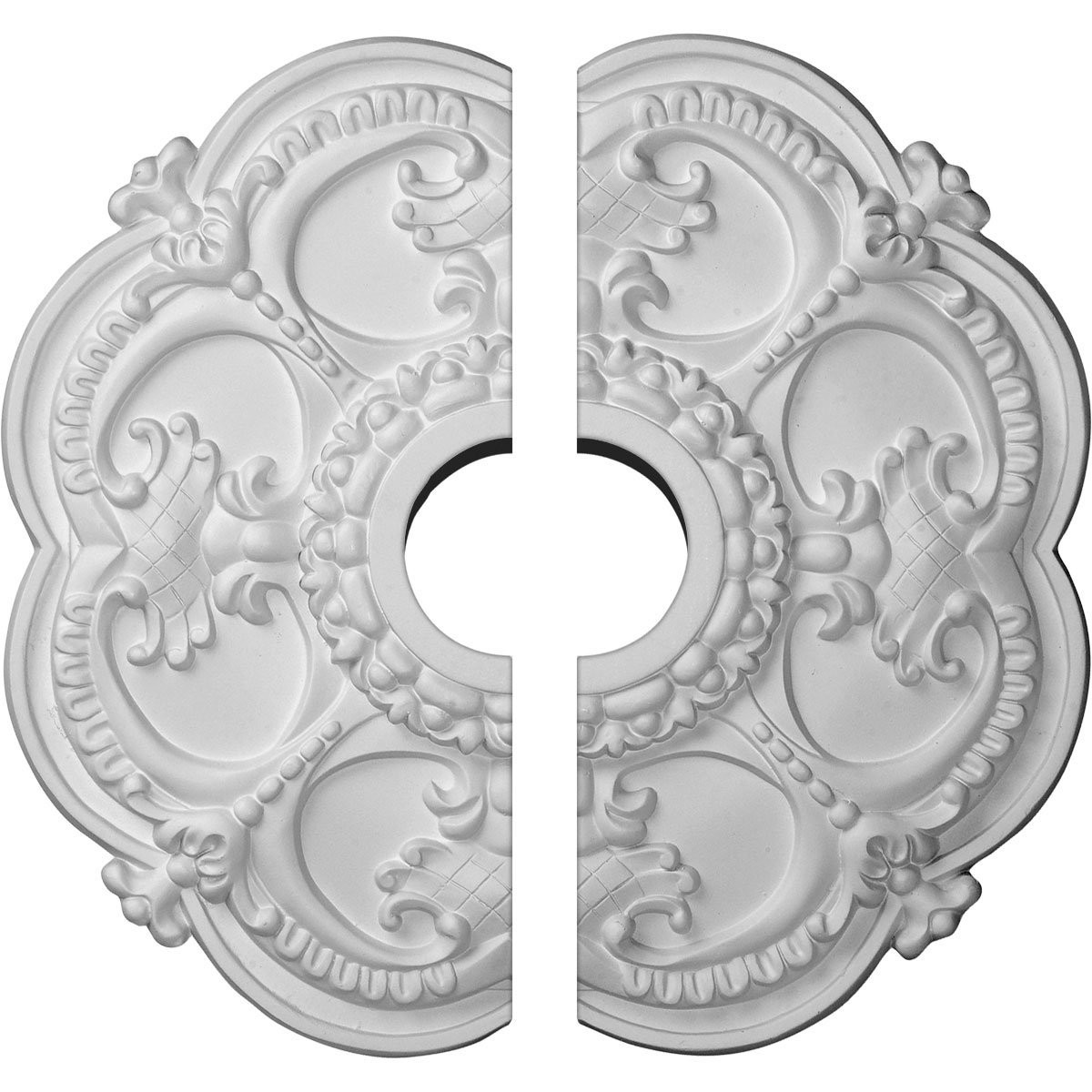 Ekena Millwork CM17RO2 Rotherham Ceiling Medallion, 18"OD x 3 1/2"ID x 1 1/2"P, Factory Primed | Amazon (US)