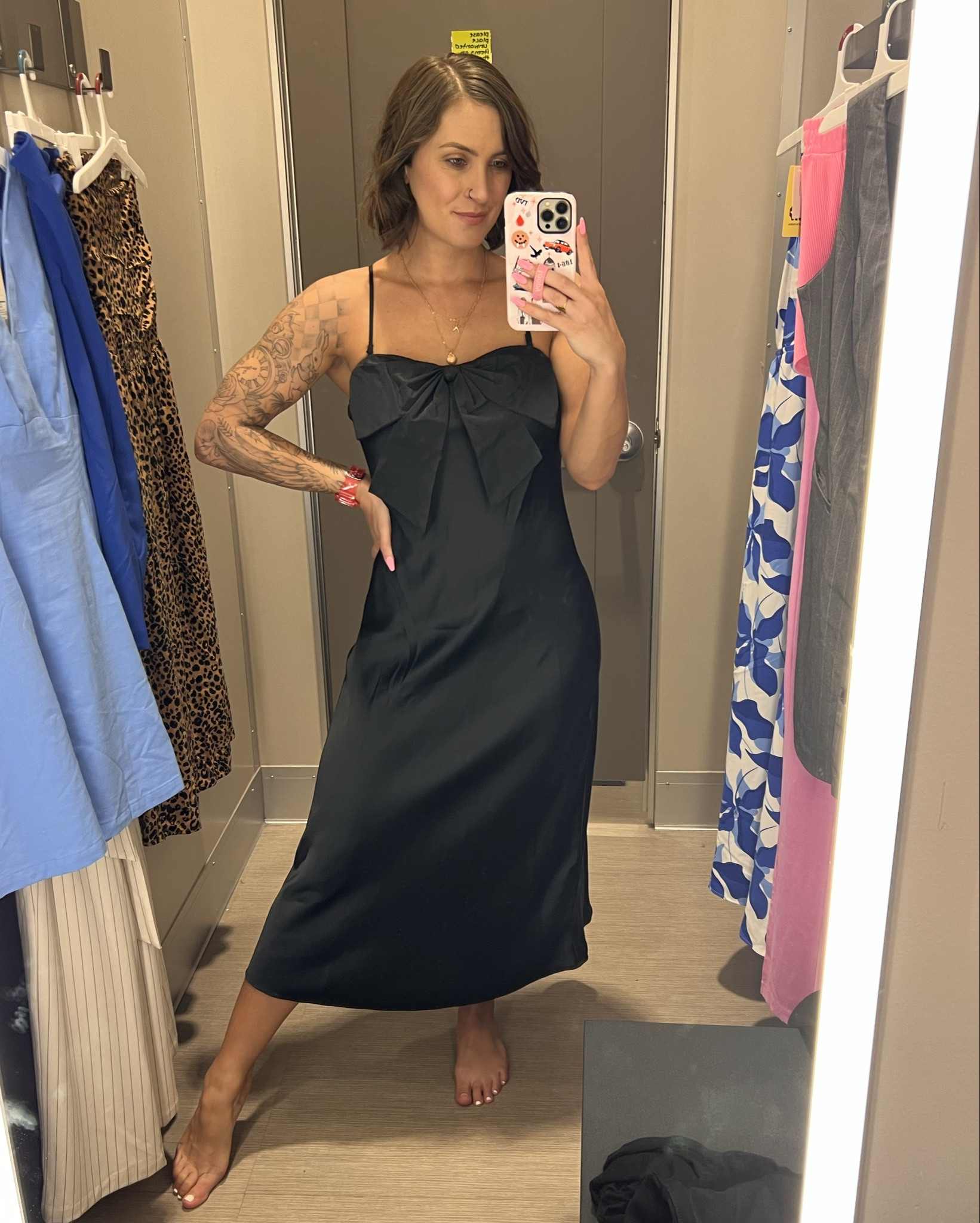 The perfect wedding guest dress! The best part is you can wear it with straps or without. I think I like it better without. The bow is so cute too. I’m wearing a small  

#LTKFindsUnder50 #LTKWedding #LTKSeasonal