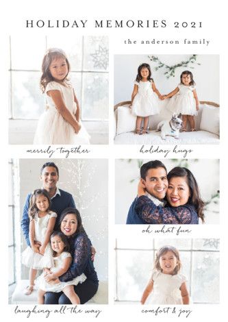 "Holiday Memories" - Customizable Holiday Petite Cards in White by Susan Moyal. | Minted