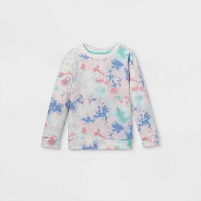Girls' Tie-Dye Pullover Sweatshirt - Cat & Jack™ | Target