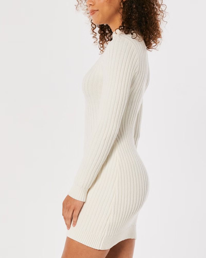 Mock-Neck Bodycon Sweater Dress | Hollister (US)