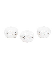 Set Of 3 Led Pumpkins | Marshalls