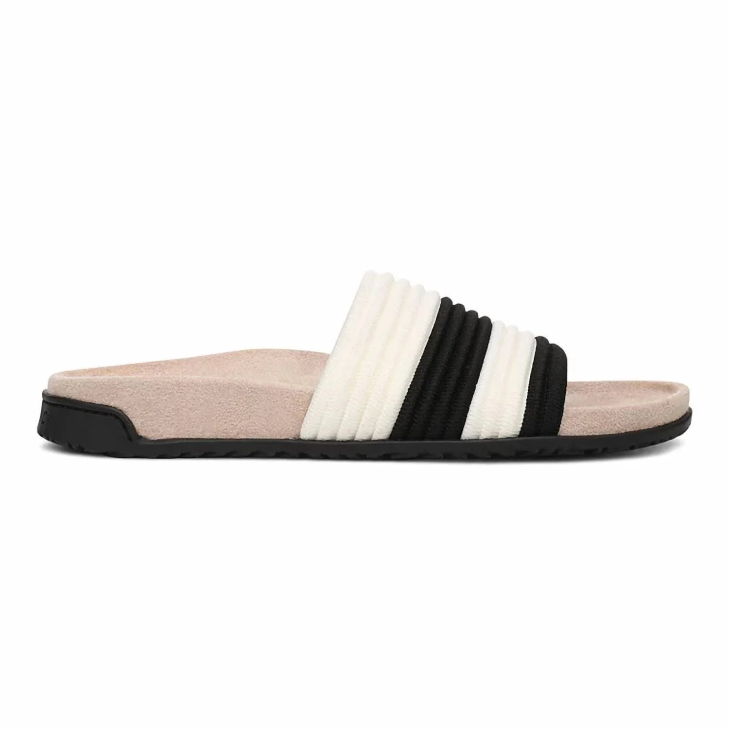Women's Evie Knit Sandal In Black/white | Shop Simon