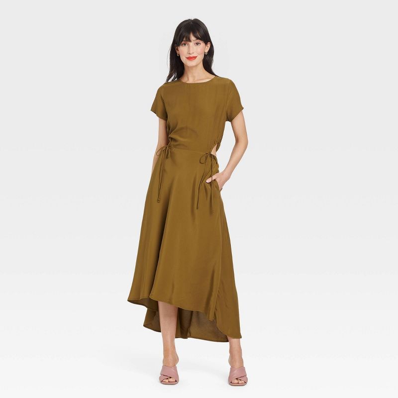 Women's Short Sleeve Cut Out Dress - A New Day™ | Target