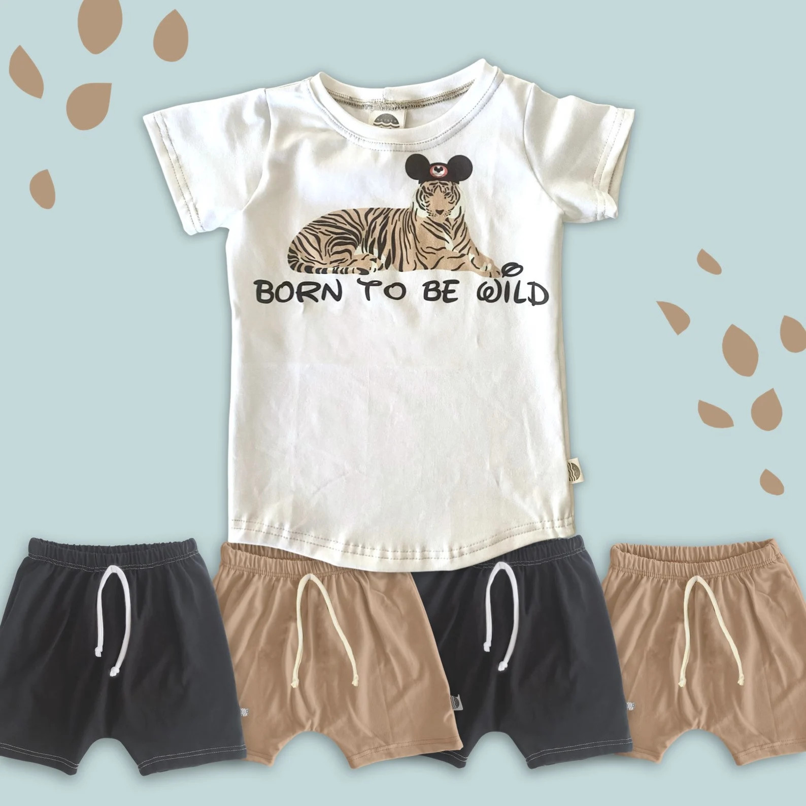 Boys Animal Kingdom Set Born to Be Wild Tee Disney Set - Etsy | Etsy (US)