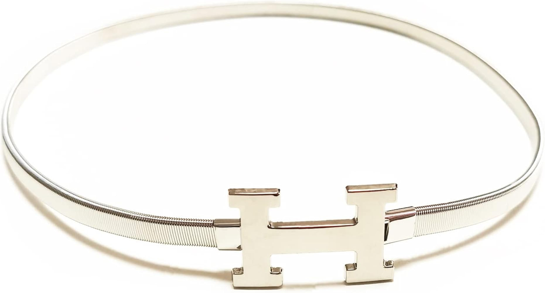 Torostra Womens Metal Stretch Elastic Waist Belt Fashion Thin Belts for Dress | Amazon (US)