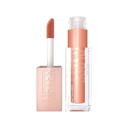 Maybelline New York Lifter Gloss, Hydrating Lip Gloss with Hyaluronic Acid, High Shine for Plumpe... | Amazon (US)