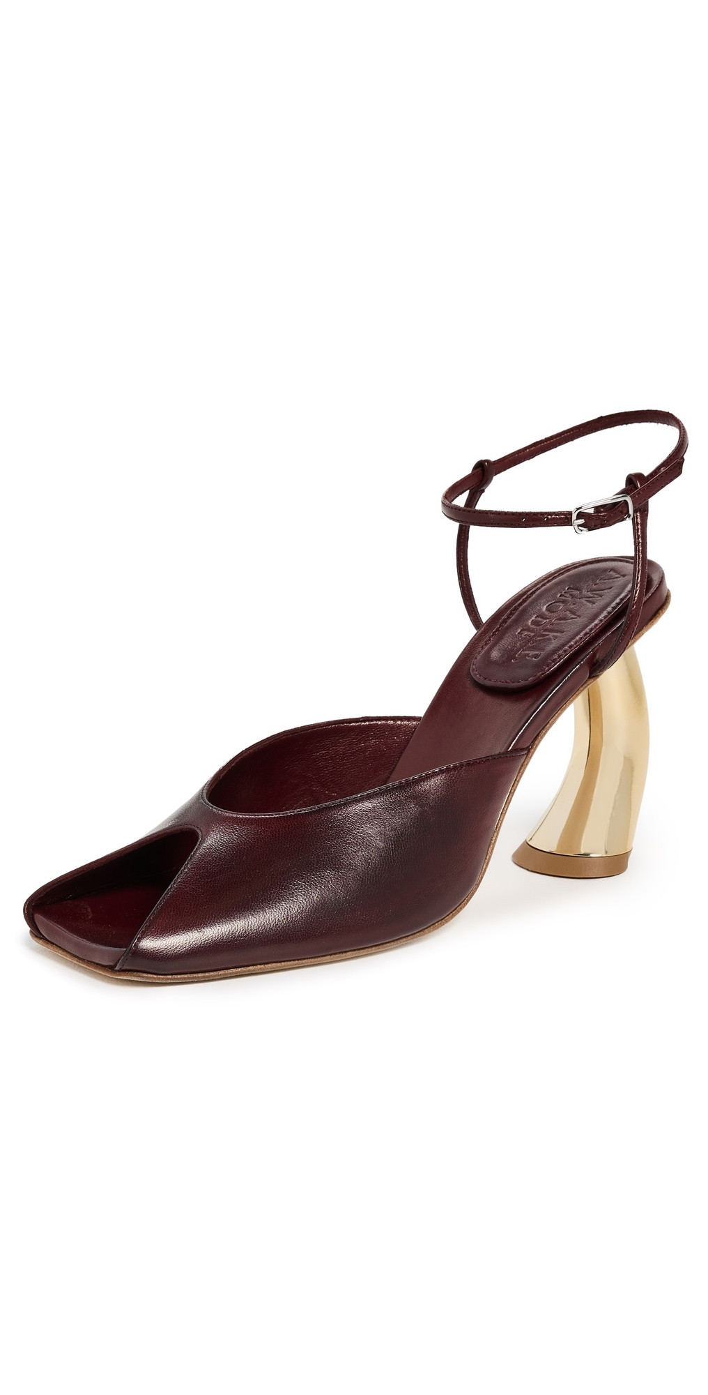 A. W.A. K.E. MODE Giustine Sandals Burgundy 38 | Shopbop