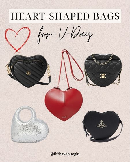 Heart-shaped bags for V-Day!

#LTKstyletip #LTKSeasonal #LTKitbag