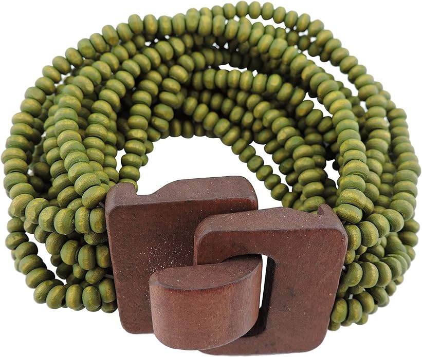 Coiris Multi Layers Seed Beads Wide Bangle Strand Bracelet for Women (BR1167)… | Amazon (US)