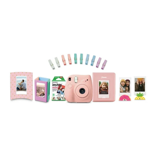 FUJIFILM Instax Mini 7+ Pink Bundle - Walmart.com | Walmart (US)