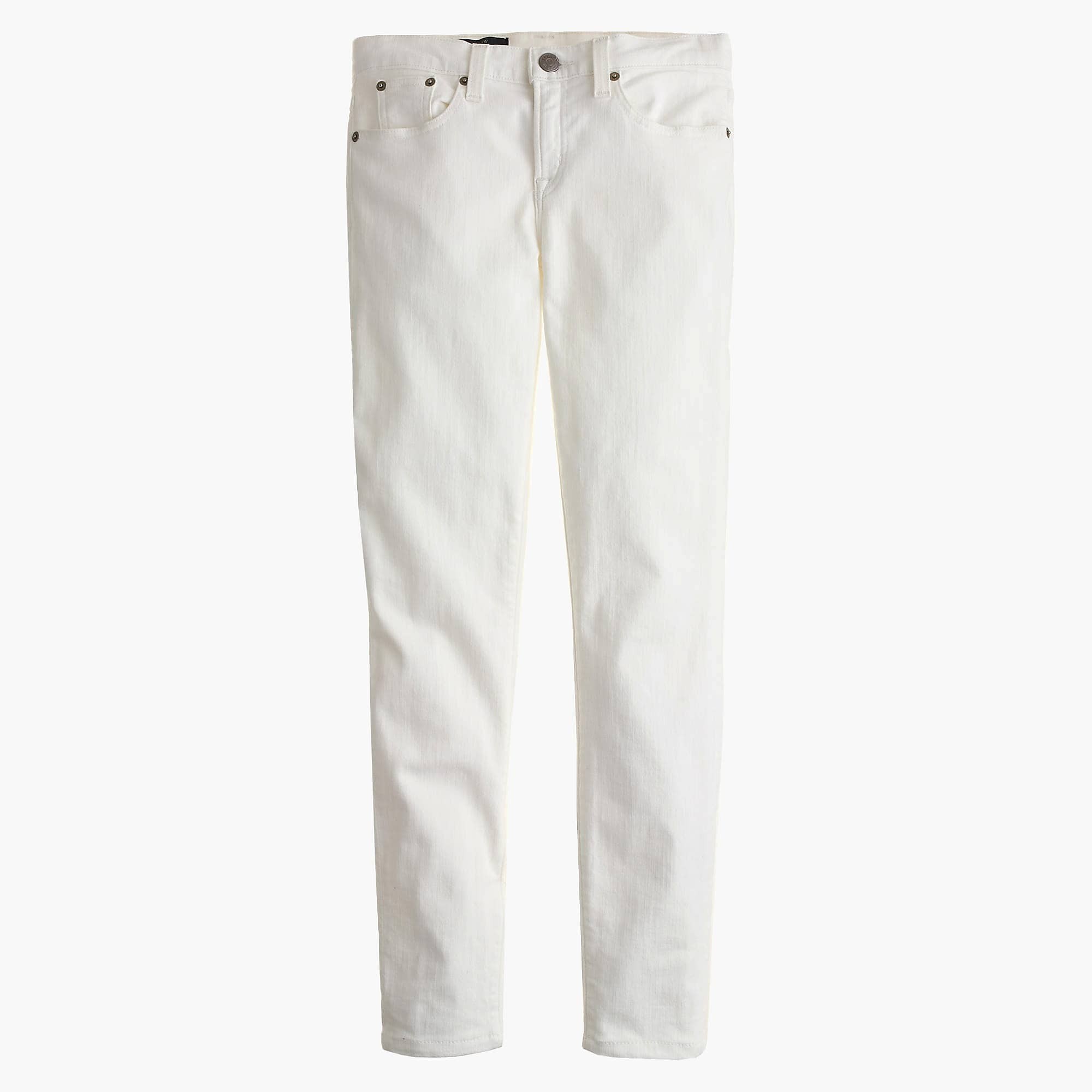 8" toothpick jean in white | J. Crew US