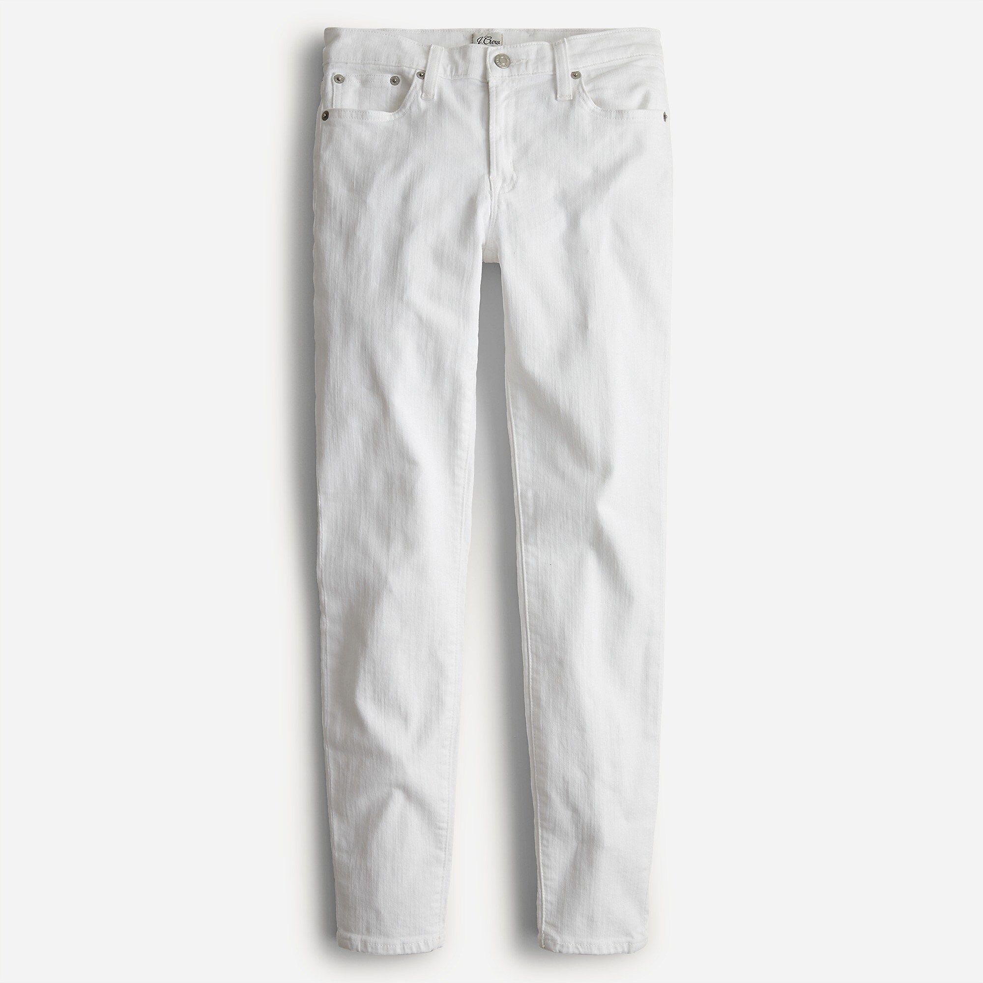 8" toothpick jean in white | J.Crew US