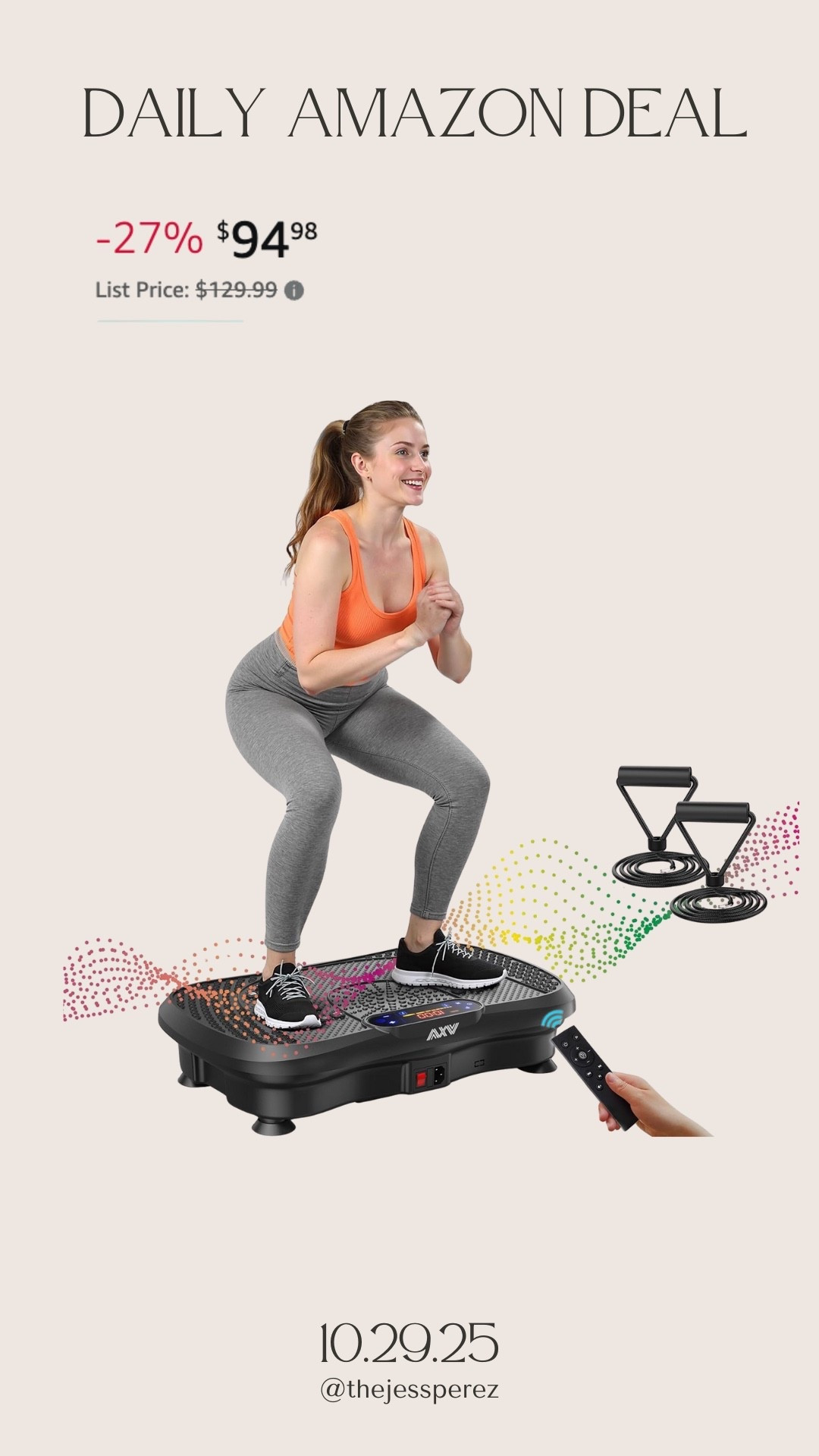 Daily Amazon deal: vibration plate 

#LTKFindsUnder100 #LTKActive