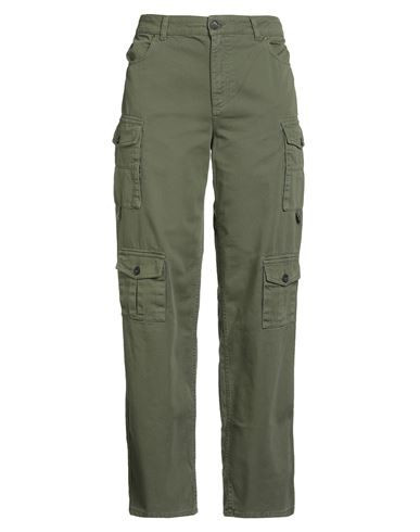 Pinko Denim Woman Pants Military green Size 10 Cotton | YOOX (US)