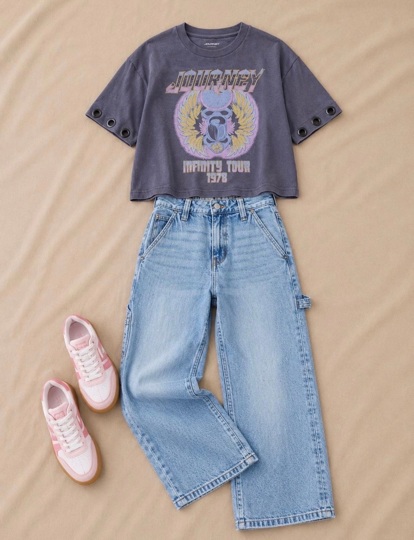 Cool mom vibes in this affordable outfit from Walmart! Love the details in the band tee, classic utility denim and sneakers 😍✨

#LTKgrwm #LTKootd #LTKSeasonal

#LTKootd #LTKSaleAlert #LTKSeasonal