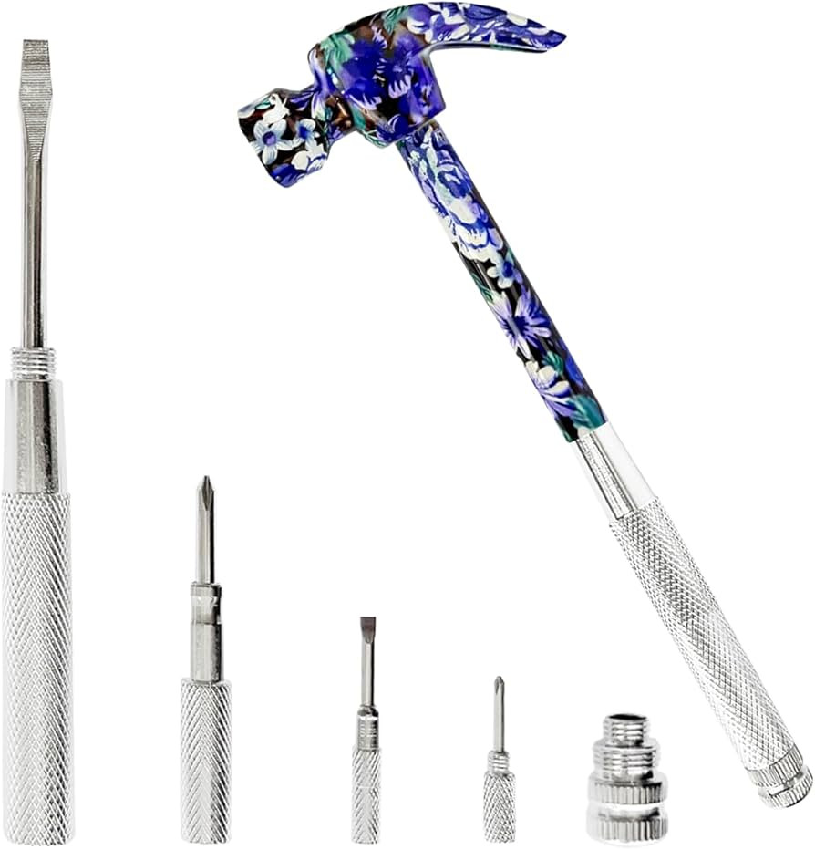 Hammer- und Schraubendreher-Set, kompaktes Schraubendreher-Set für Zuhause, multifunktionales Ha... | Amazon (DE)