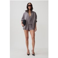 Jennina Mini Short / Light Grey Marle | MESHKI | L | MESHKI US