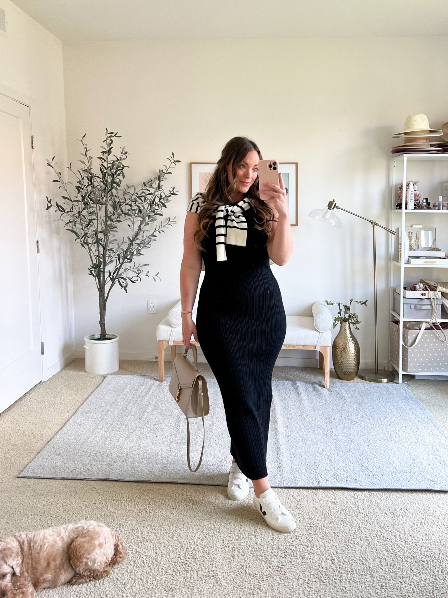 Easy travel outfit ✈️
This cotton cashmere blend dress is super soft and medium, fits true to size, wearing a size medium!💗

Cashmere stripe sweater size medium  

#LTKmidsize #LTKfindsunder100 #LTKstyletip