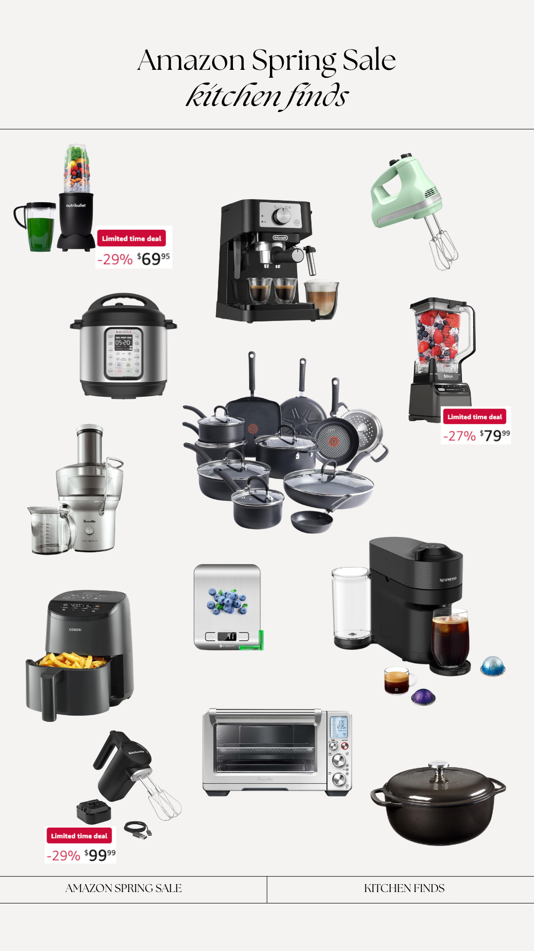 Some of my kitchen favorites that will be on sale for the upcoming Amazon Spring Sale! 

 #LTKfoodie #LTKHome